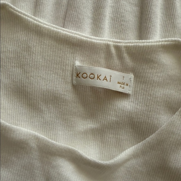 Kookai White T-Shirt Dress XS - Picture 6 of 6